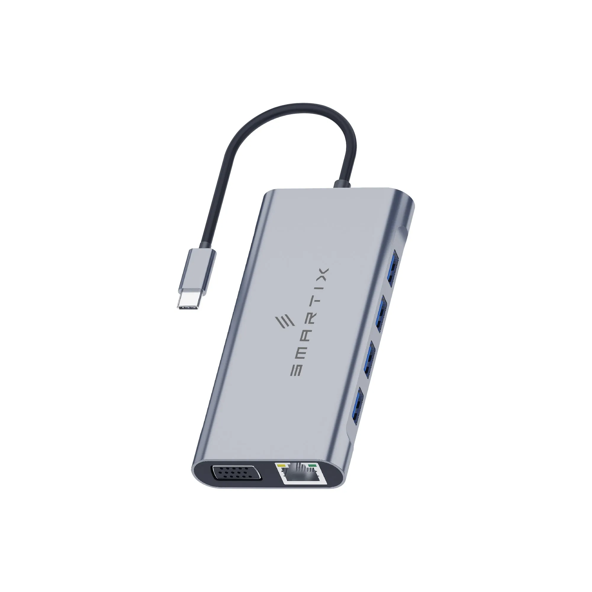 11 In 1 USB-C HUB - 100W USB-C PD, 4K/30Hz HDMI , 1000 Mbps RJ45Support,