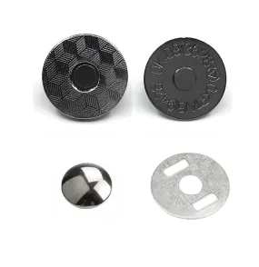 18x2mm Single Rivet Magnetic Snaps (50-sets)