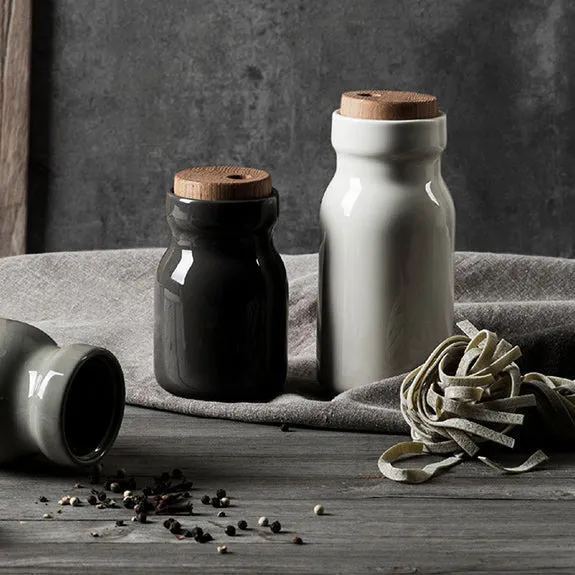 4-Way Spice Jar - Dark Gray / Large