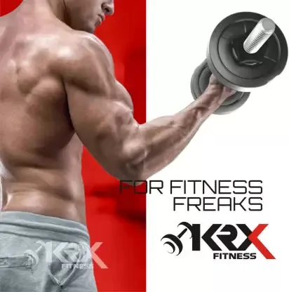 40 kg PVC Combo with Unfilled Punching Bag & PVC Dumbbells | Home Gym | ( 2 kg x 4 = 8Kg   3 kg x 4 = 12 kg   5 kg x 4 = 20Kg )