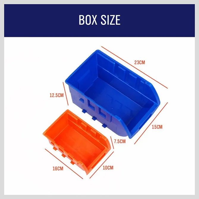 50 Pcs Bin Storage Rack Shelving Garage Storage Rack Tool Organiser