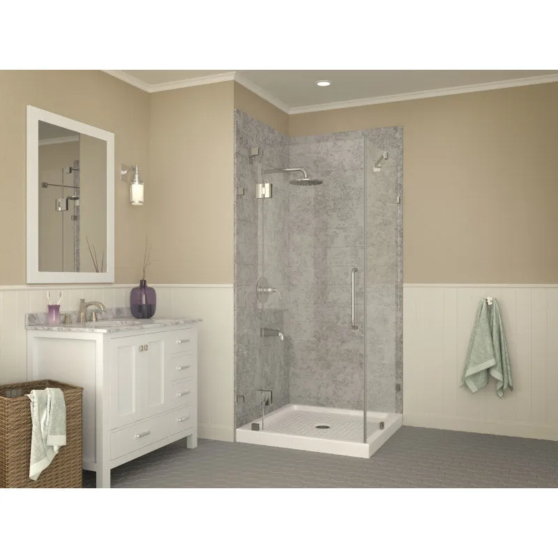 ANZZI Series 36 in. x 36 in. Shower Base in White