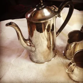 Aunt Tricia's Sheffield coffee set