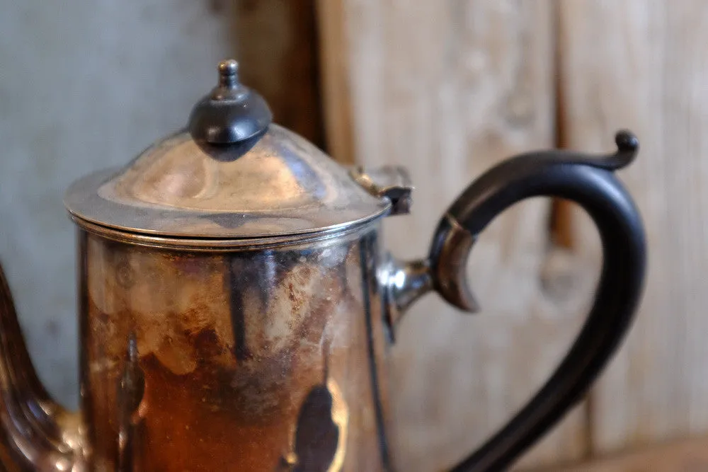 Aunt Tricia's Sheffield coffee set