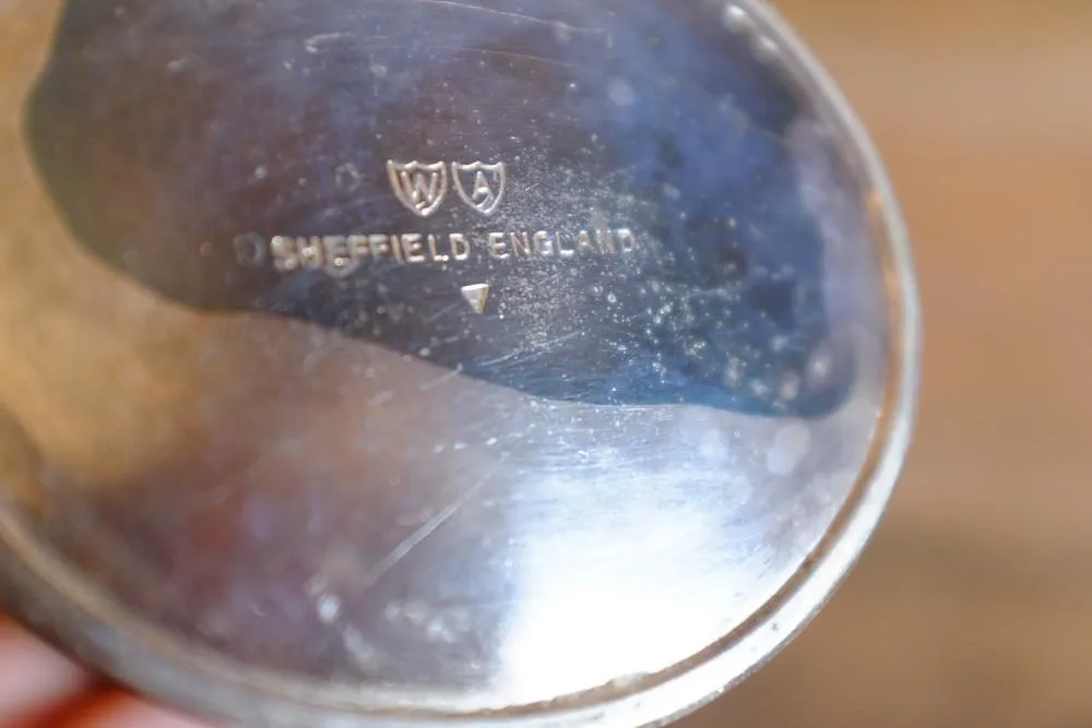 Aunt Tricia's Sheffield coffee set