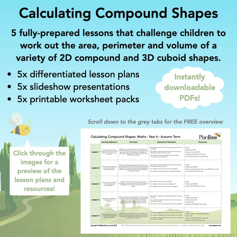 Calculating Compound Shapes