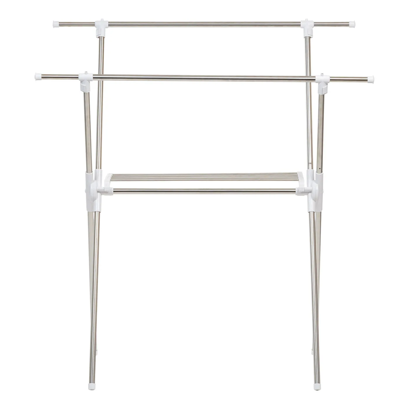 Clothes Foldable Drying Rack with Extendable Rods