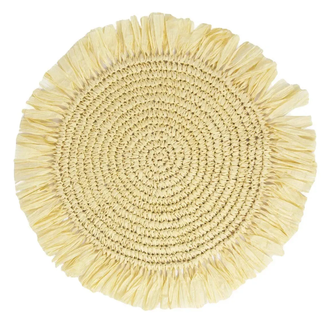Cream Raffia Placemats | 2 Pack | Table Décor |