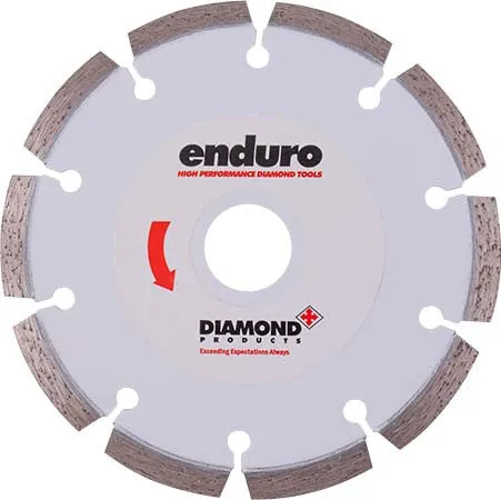 DIAMOND BLADE 125MM X 22.23MM BORE SEGMENTED WHITE PROFESSIONAL
