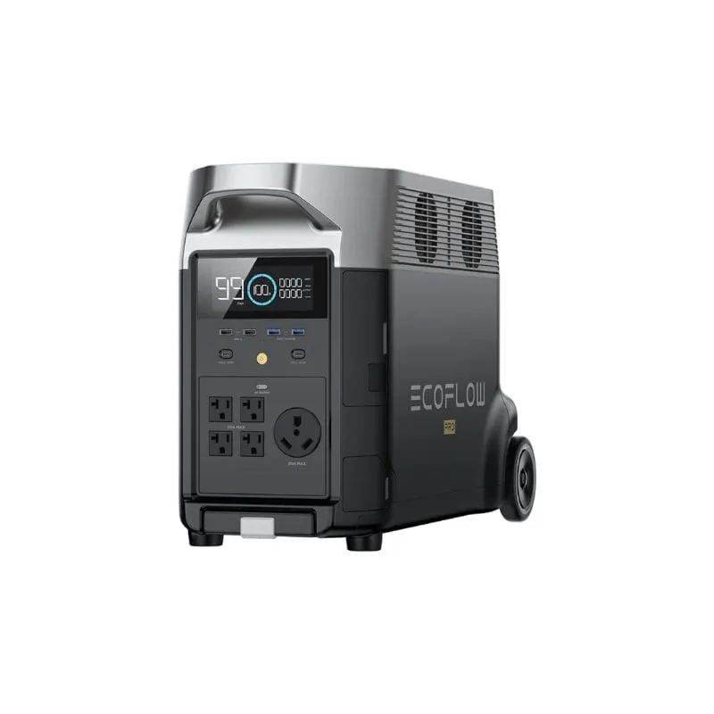 EcoFlow DELTA Pro Portable Power Station   2x 400W Solar Panel