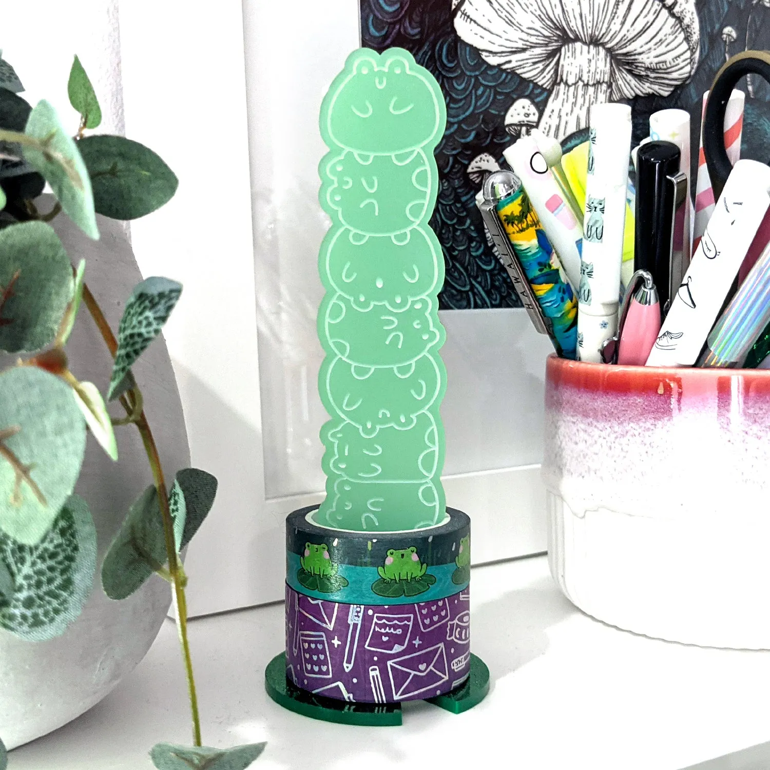 Froggy Stack Washi Stand/Scrunchie Stand