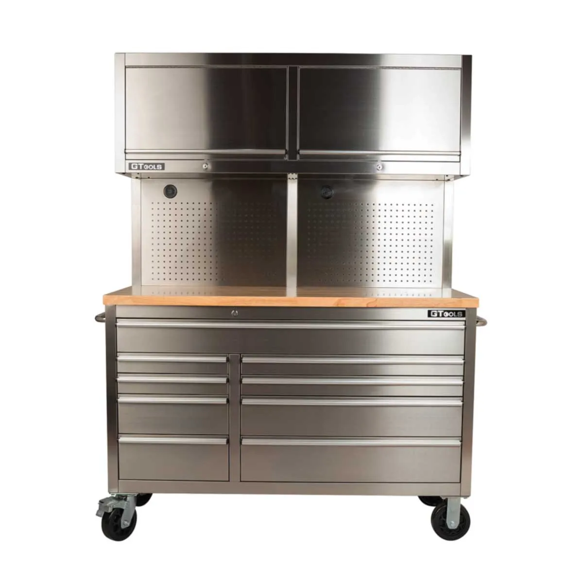 GTX 1.4M Stainless Steel Workbench Combo with Mega Drawer