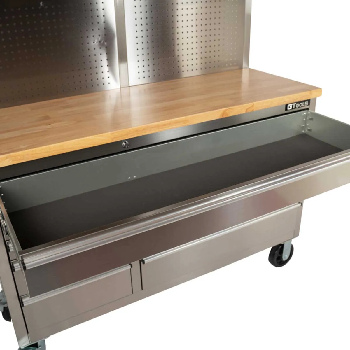GTX 1.4M Stainless Steel Workbench Combo with Mega Drawer