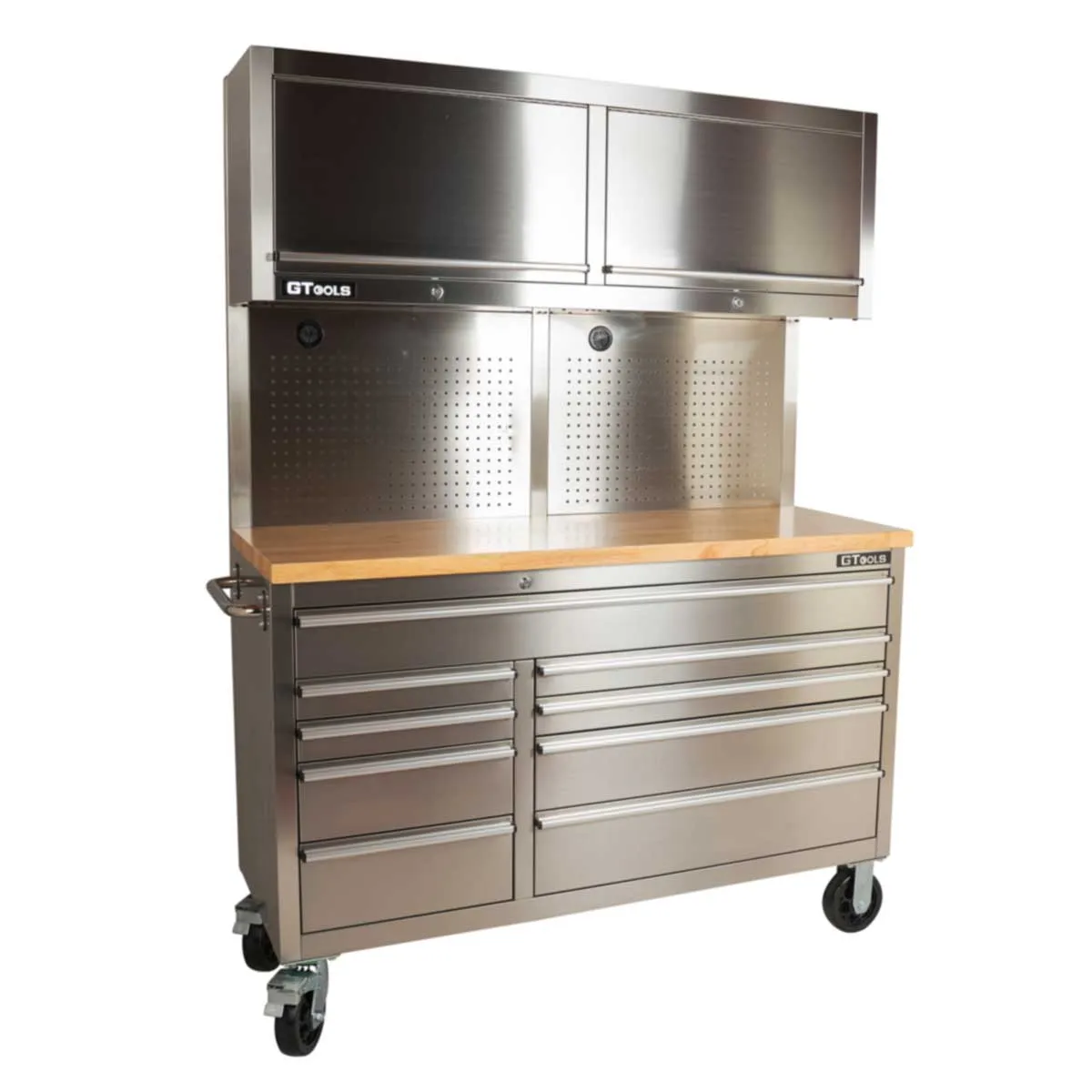 GTX 1.4M Stainless Steel Workbench Combo with Mega Drawer