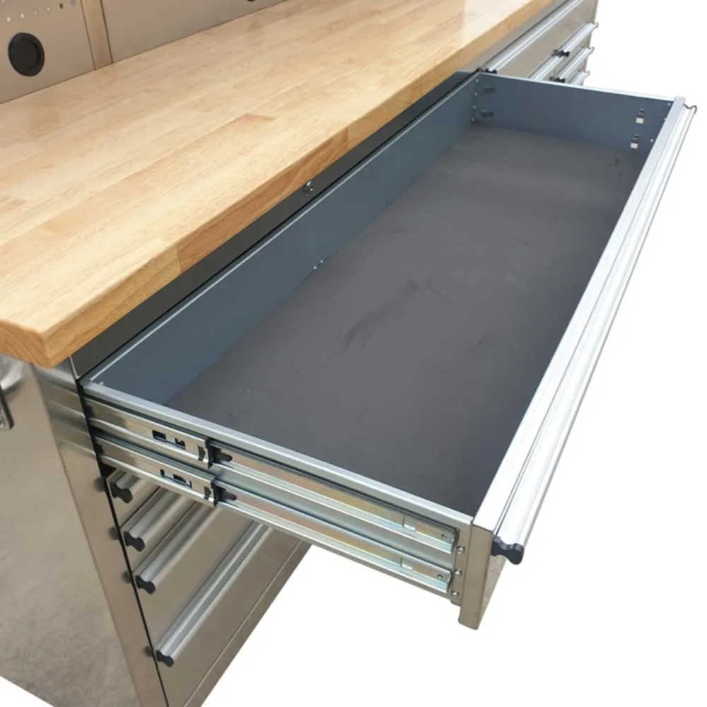 GTX 1.8M Stainless Steel Tool Box  With 1 or more Tall Cabinet Combo