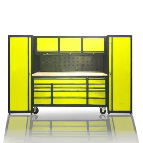 GTX 3M Steel Tool Storage & Tall Cabinet Set Custom Yellow