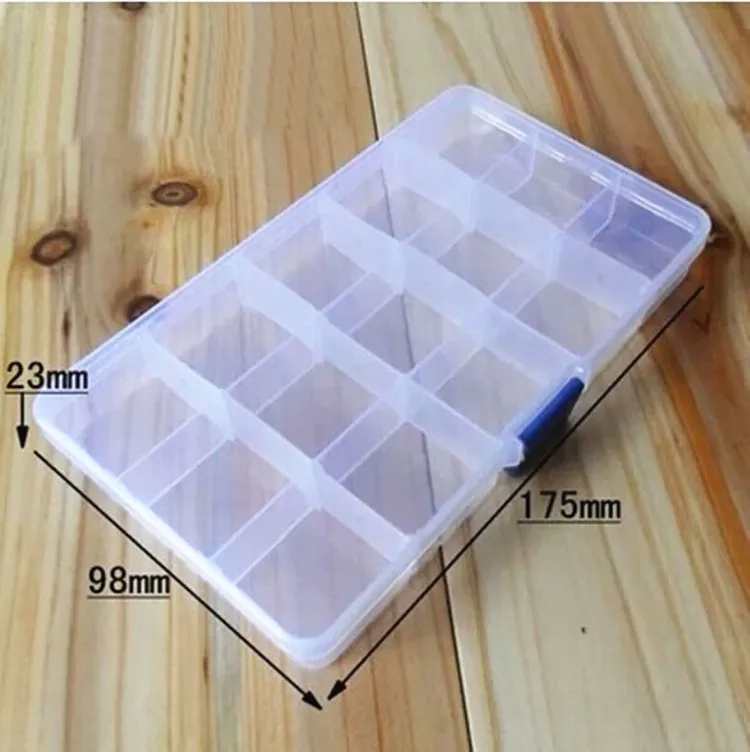 HENGJIA qt020 Fifteen Grid Waterproof Multifunction Fishing Tool Gear Storage