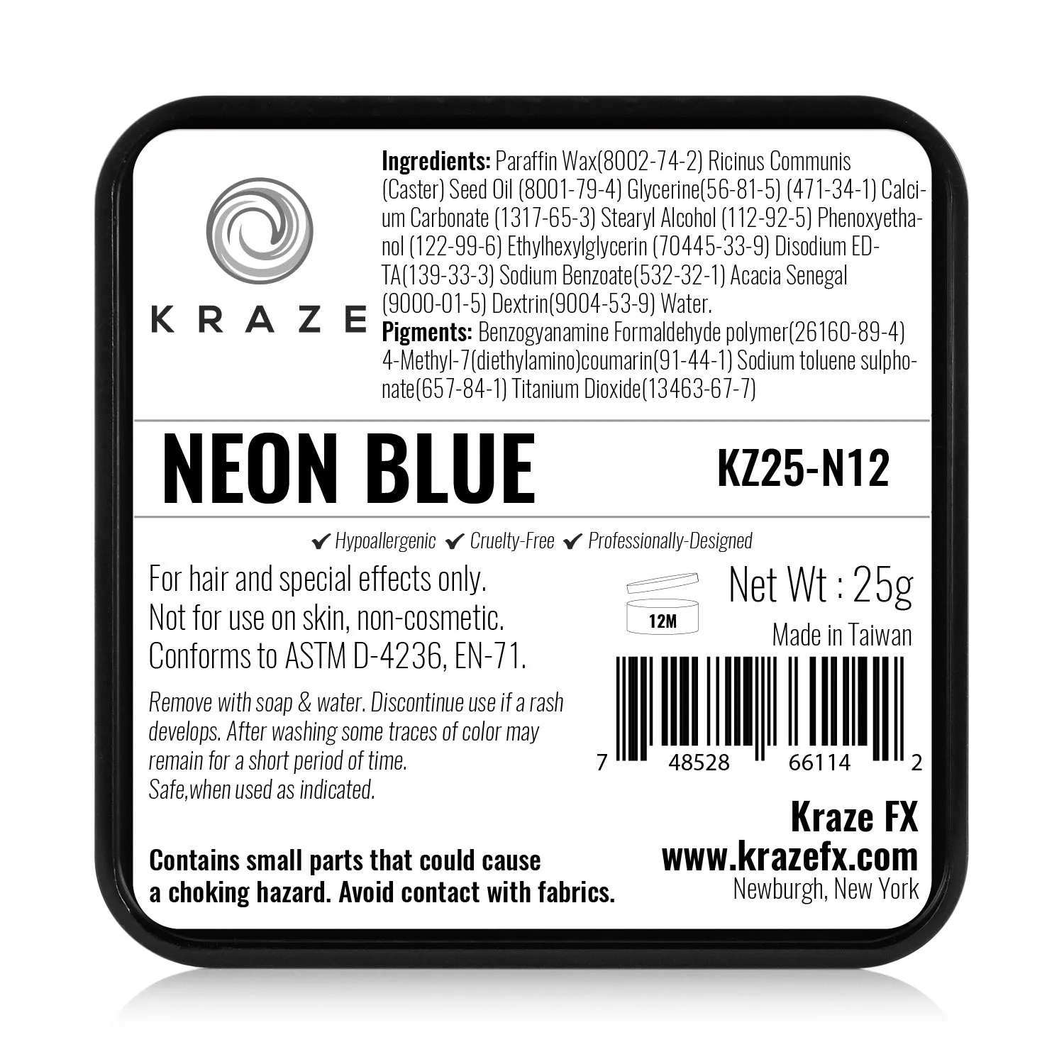 Kraze FX Paints | Neon Blue 25gr (SFX - Non Cosmetic)