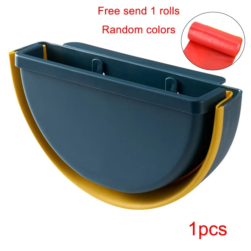 large foldable kitchen trash plastic storage box organizer for kitchen accessories storage basket kitchen storage box/rack Shelf