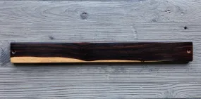 Magnetic Knife Strip: Cocobolo with Sapwood 24"