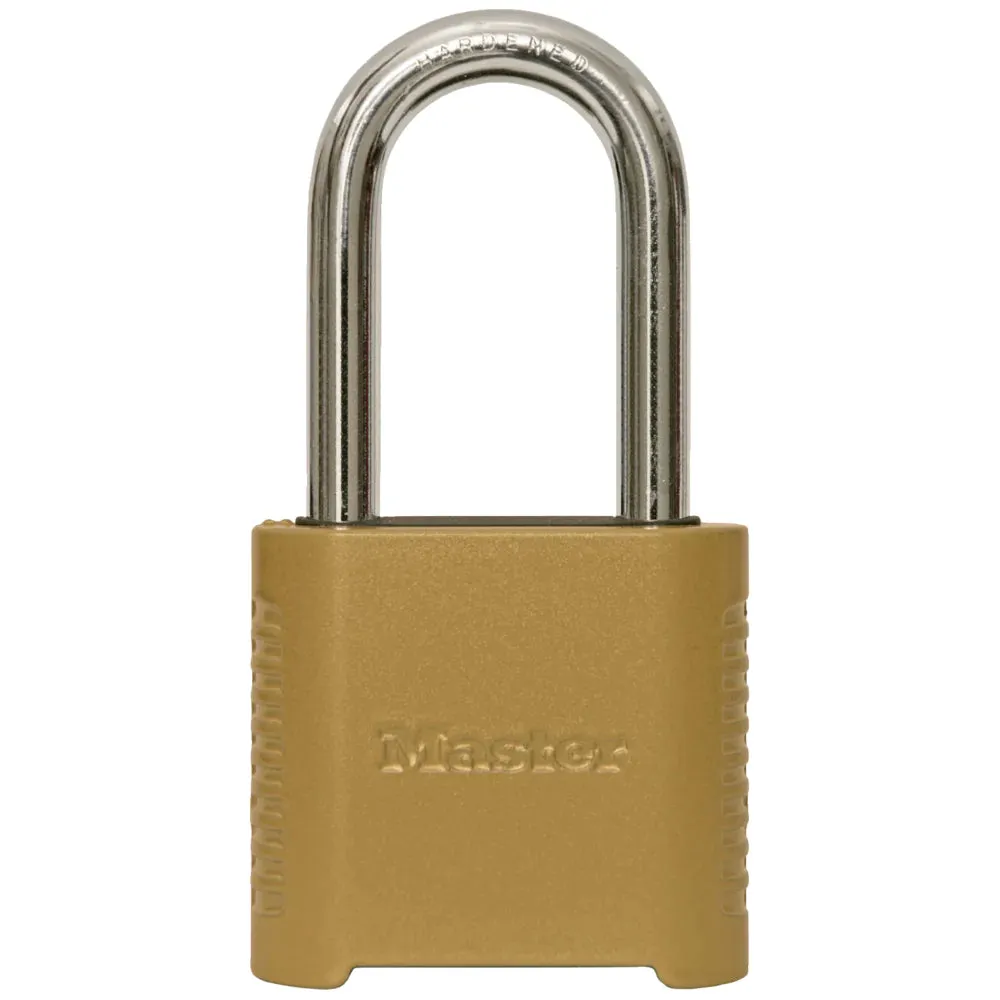 Master Lock Combination Lock 2in (51mm) Wide Set Your Own Combination Padlock with 2in (51mm) Shackle