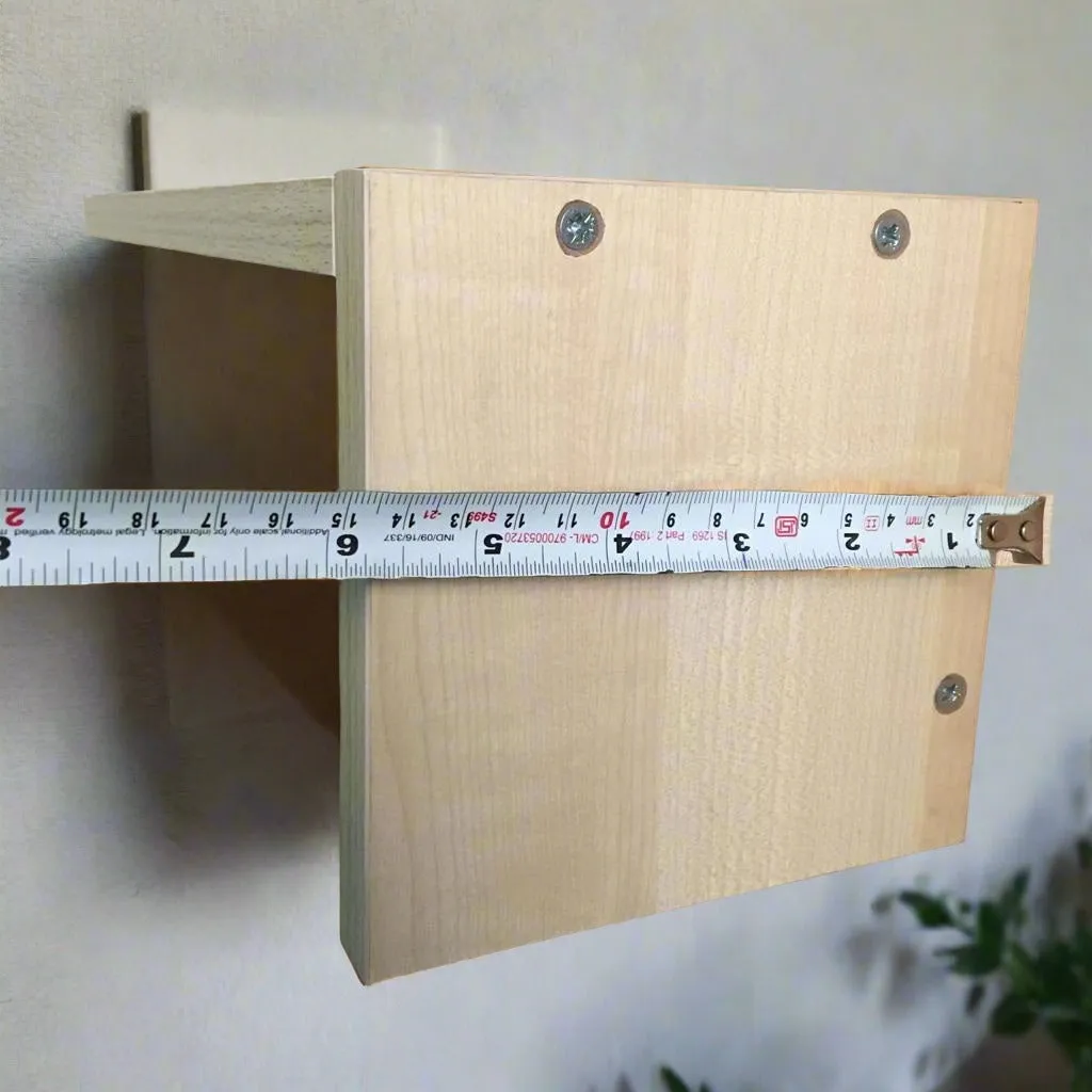 MDF Wall Mounted Key Hooks Shelf By Miza