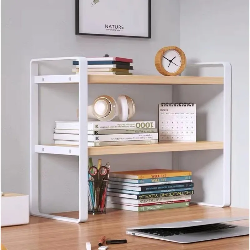 Multi-layer Bookshelf for Office and Kitchen Items