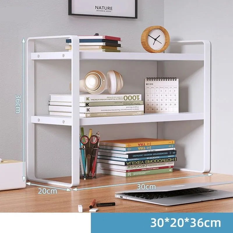Multi-layer Bookshelf for Office and Kitchen Items