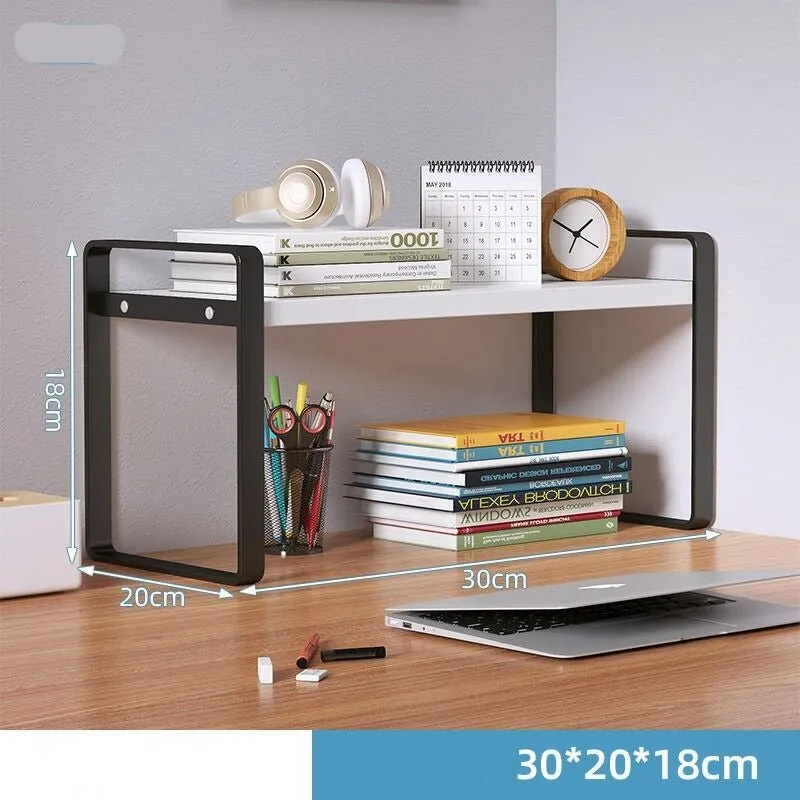 Multi-layer Bookshelf for Office and Kitchen Items