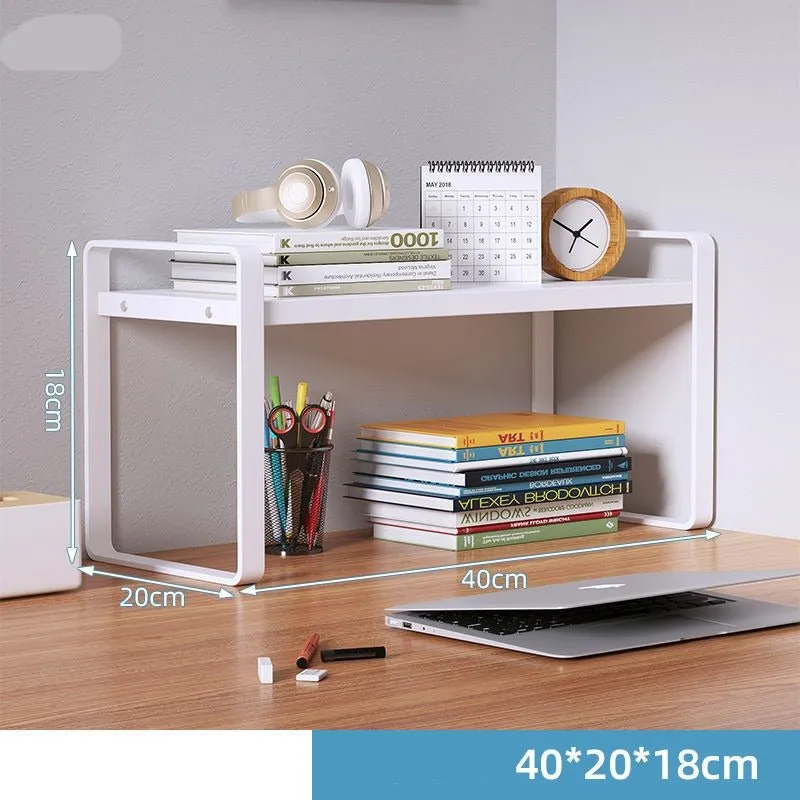 Multi-layer Bookshelf for Office and Kitchen Items