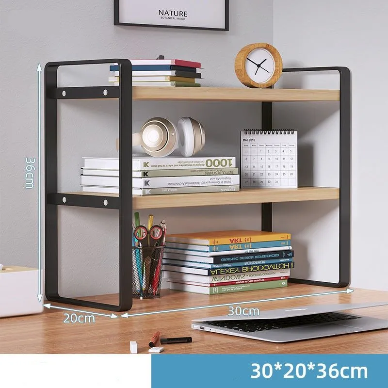 Multi-layer Bookshelf for Office and Kitchen Items