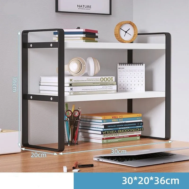 Multi-layer Bookshelf for Office and Kitchen Items