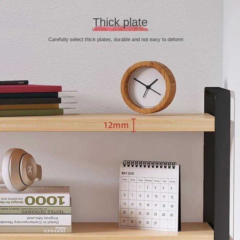 Multi-layer Bookshelf for Office and Kitchen Items