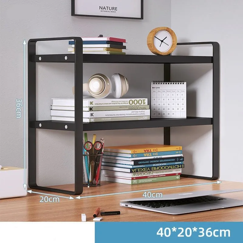 Multi-layer Bookshelf for Office and Kitchen Items