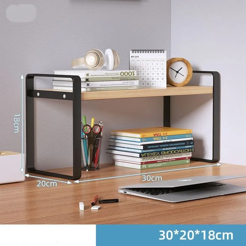 Multi-layer Bookshelf for Office and Kitchen Items