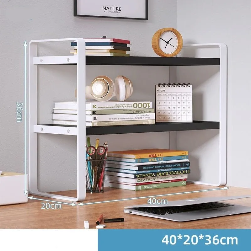 Multi-layer Bookshelf for Office and Kitchen Items