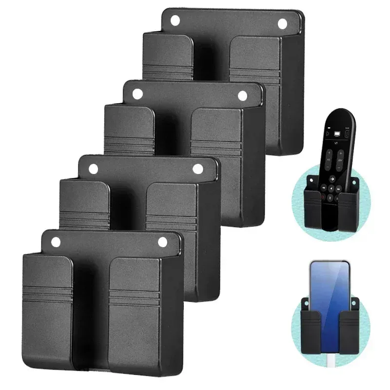 Multifunctional Smartphone Holder Kitchen Wall-mounted Storage Boxes Remote Control Charging Stand Homes Organization Garden