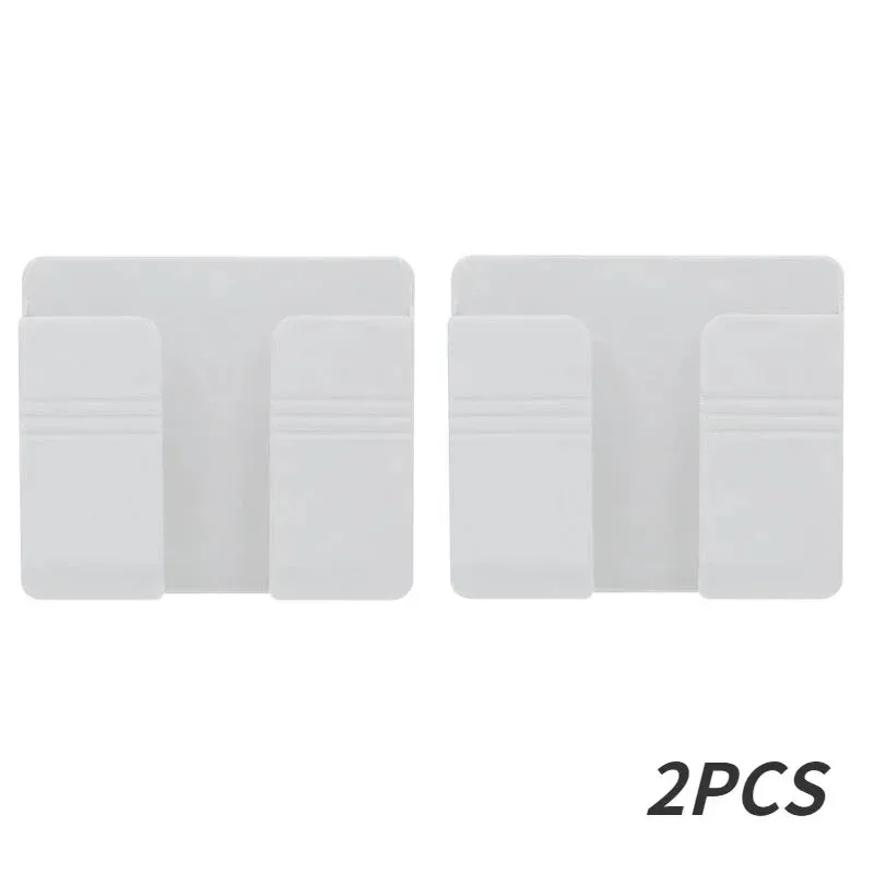 Multifunctional Smartphone Holder Kitchen Wall-mounted Storage Boxes Remote Control Charging Stand Homes Organization Garden