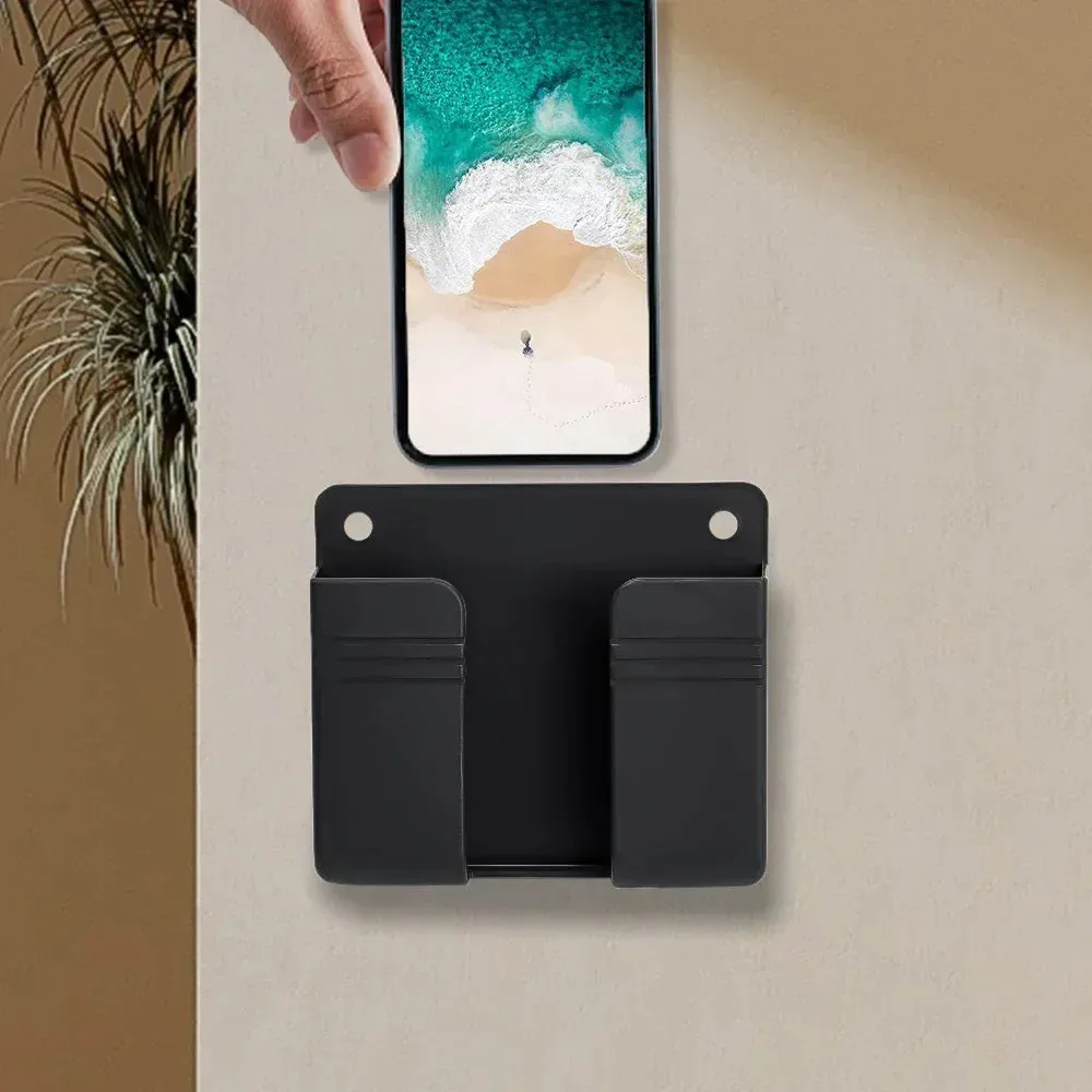 Multifunctional Smartphone Holder Kitchen Wall-mounted Storage Boxes Remote Control Charging Stand Homes Organization Garden