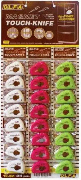 OLFA MAGNETIC TOUCH KNIFE 24 PER PACK