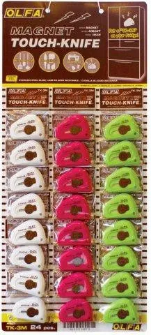 OLFA MAGNETIC TOUCH KNIFE 24 PER PACK
