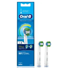 Oral B ORIGINAL Precision Clean Electric Toothbrush Soft Replacement Brush For Vitalty,Pro,Smart Series, 2 refills, Daily clean & Gum health
