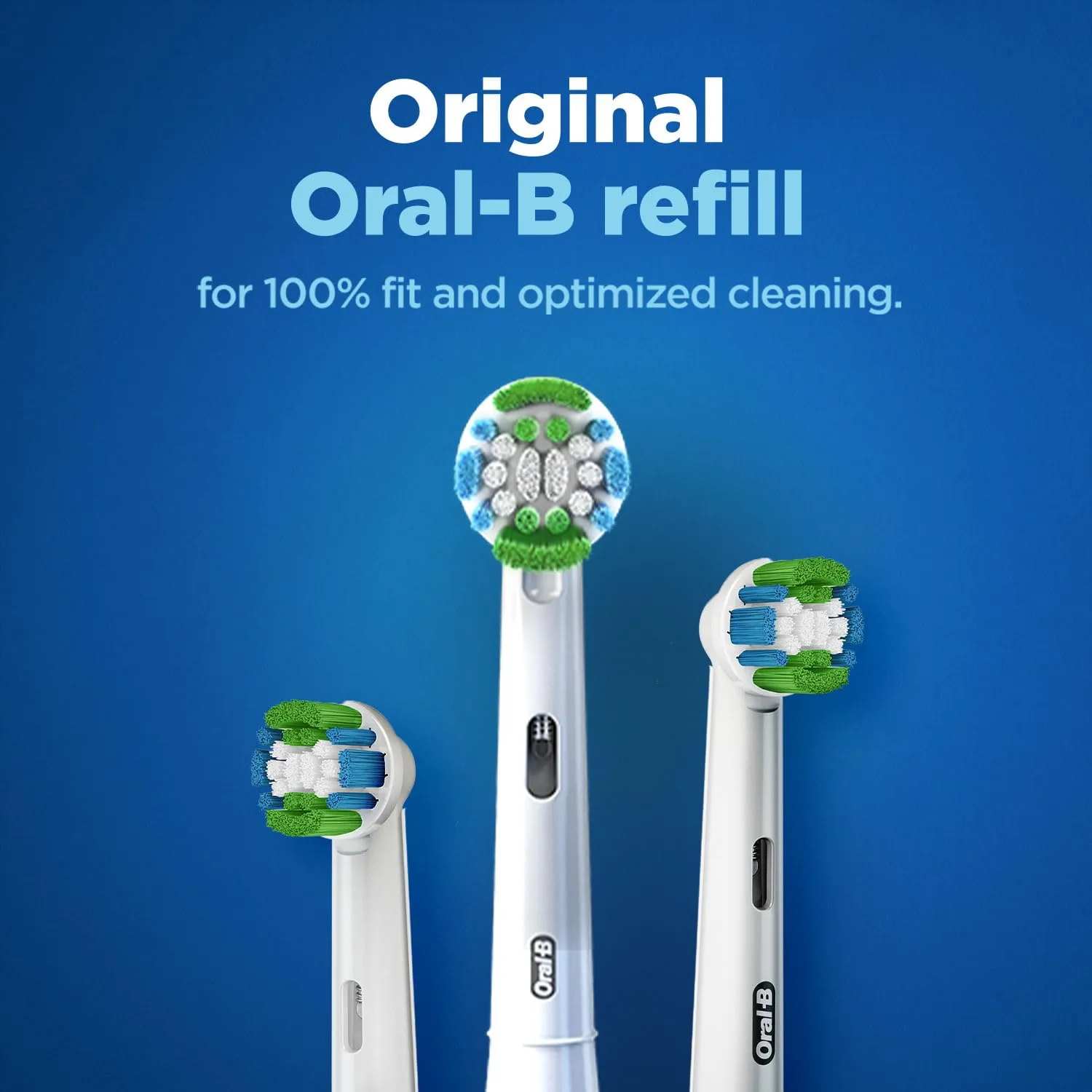 Oral B ORIGINAL Precision Clean Electric Toothbrush Soft Replacement Brush For Vitalty,Pro,Smart Series, 2 refills, Daily clean & Gum health