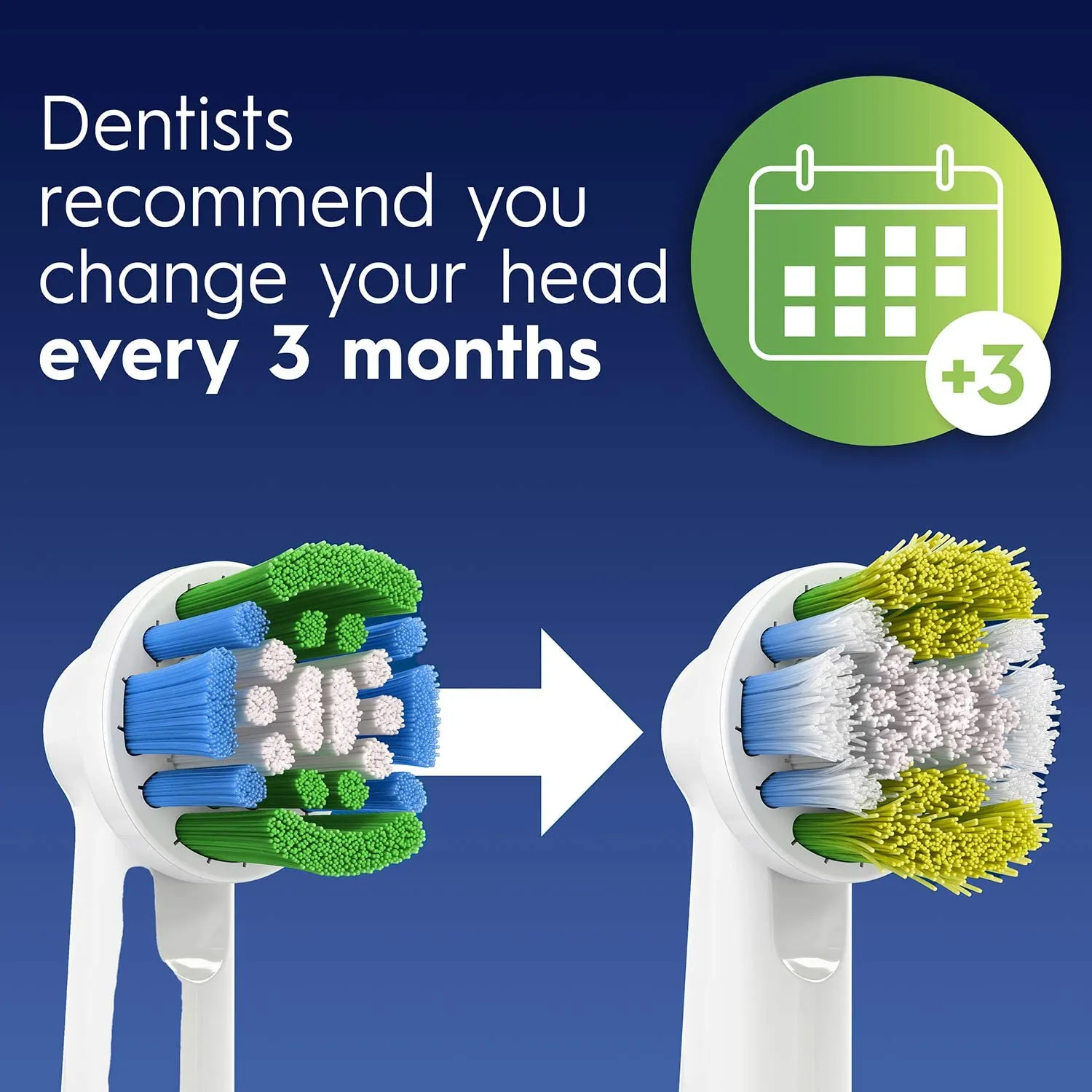 Oral B ORIGINAL Precision Clean Electric Toothbrush Soft Replacement Brush For Vitalty,Pro,Smart Series, 2 refills, Daily clean & Gum health