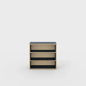 Plywood Bookshelves - Formica Night Sea Blue - 800(w) x 300(d) x 750(h)