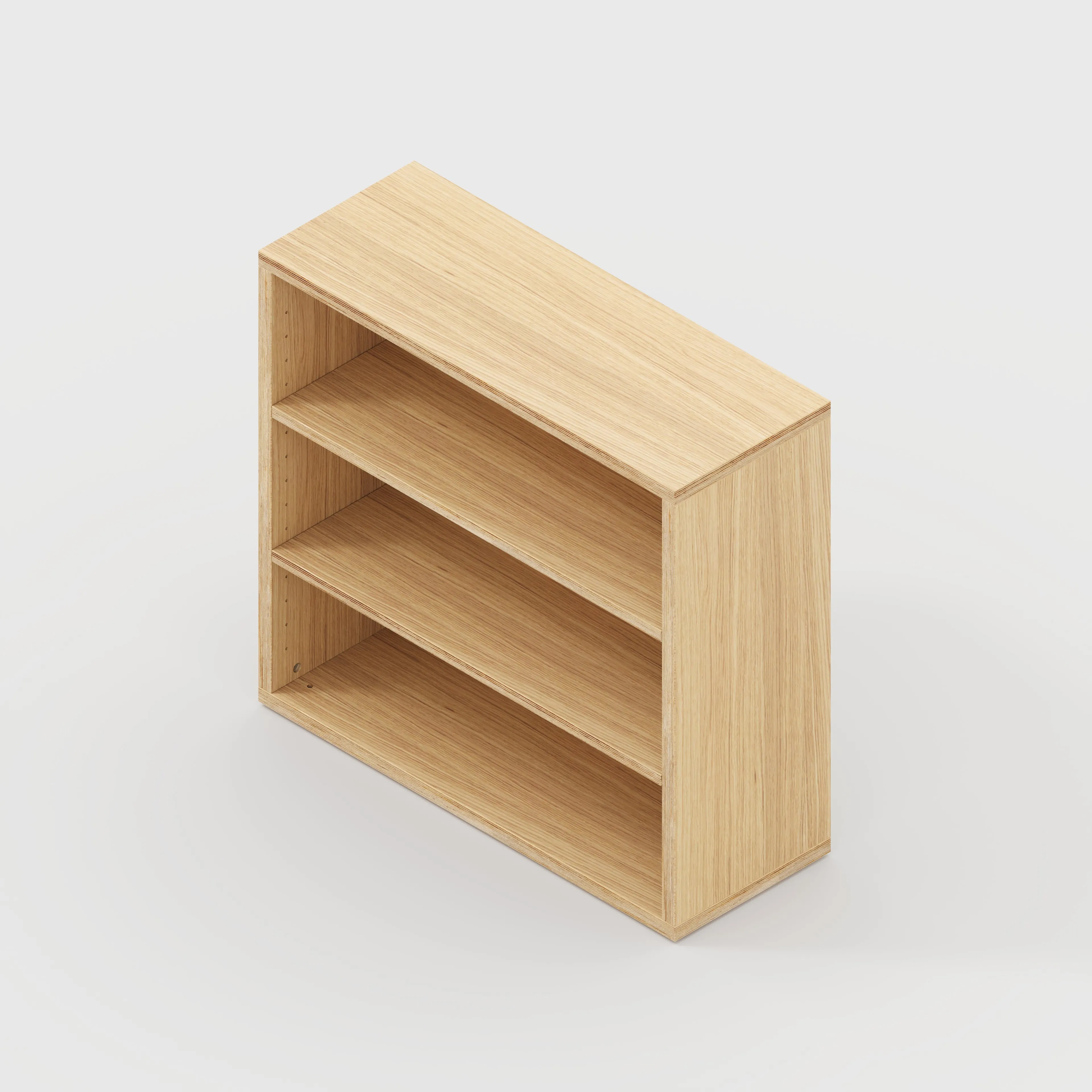 Plywood Bookshelves - Plywood Oak - 800(w) x 300(d) x 750(h)