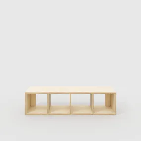 Plywood Open Shelves - Plywood Birch - 1600(w) x 400(d) x 400(h)