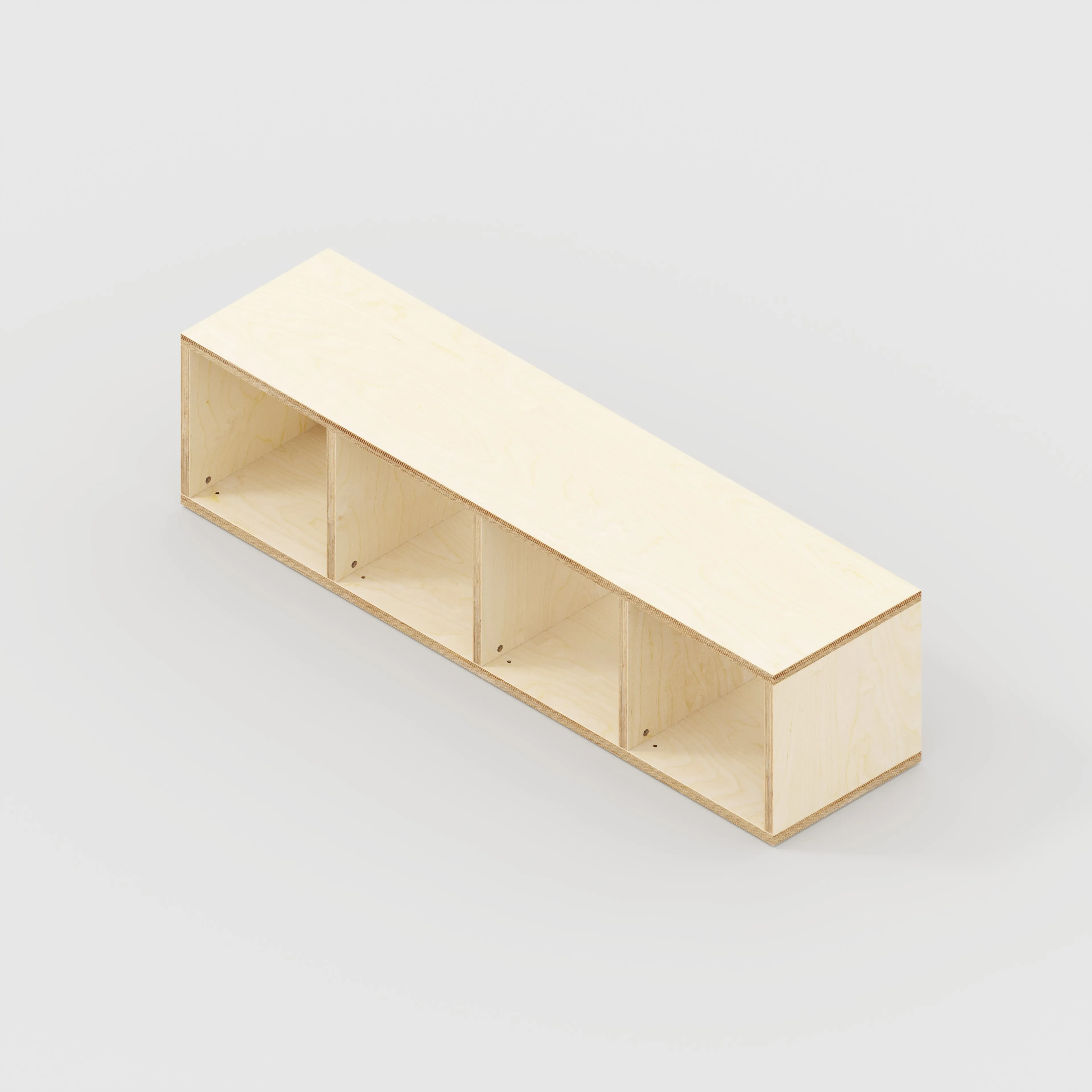 Plywood Open Shelves - Plywood Birch - 1600(w) x 400(d) x 400(h)