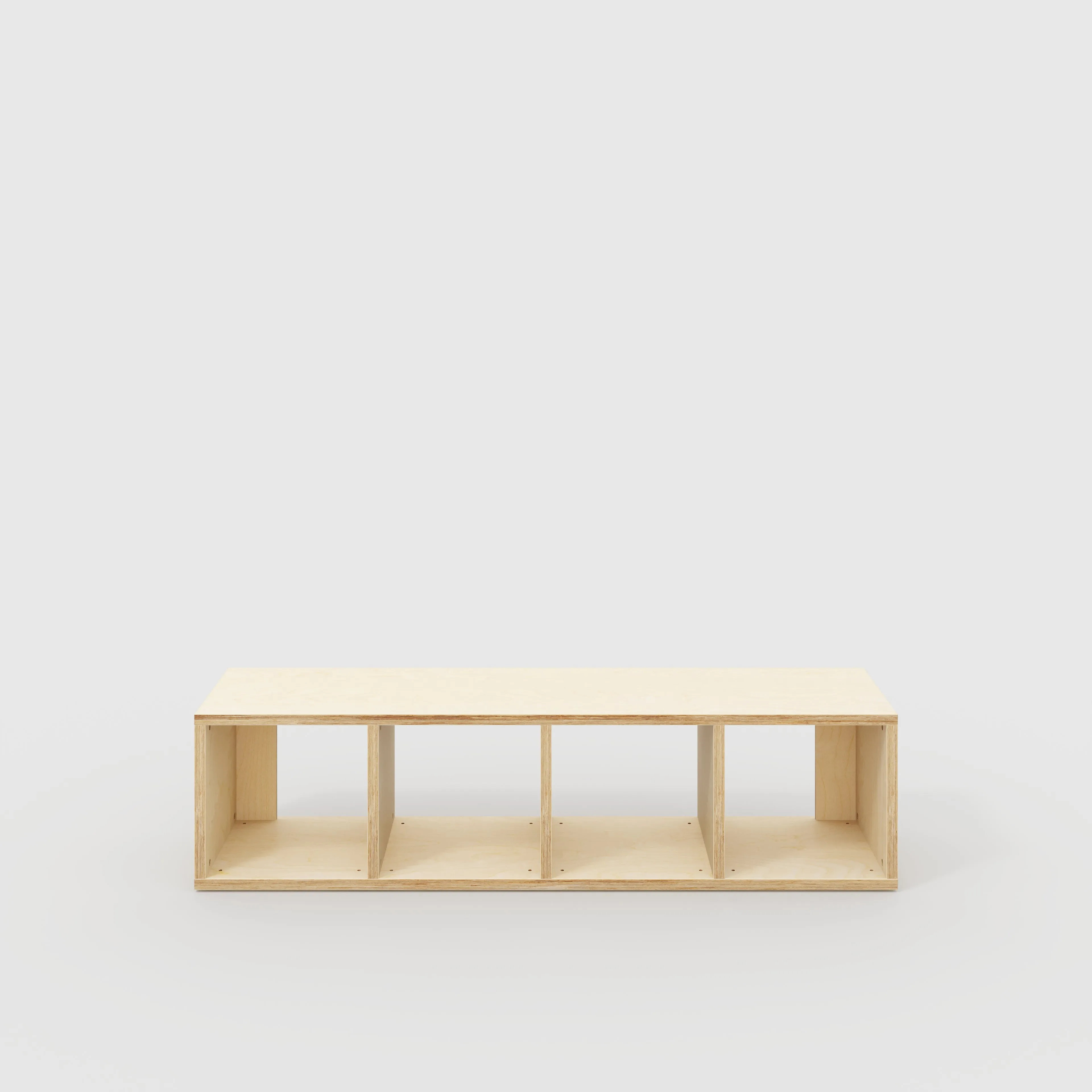 Plywood Open Shelves - Plywood Birch - 1600(w) x 400(d) x 400(h)