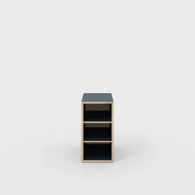 Plywood Storage with Shelves - Formica Night Sea Blue - 400(w) x 600(d) x 750(h)